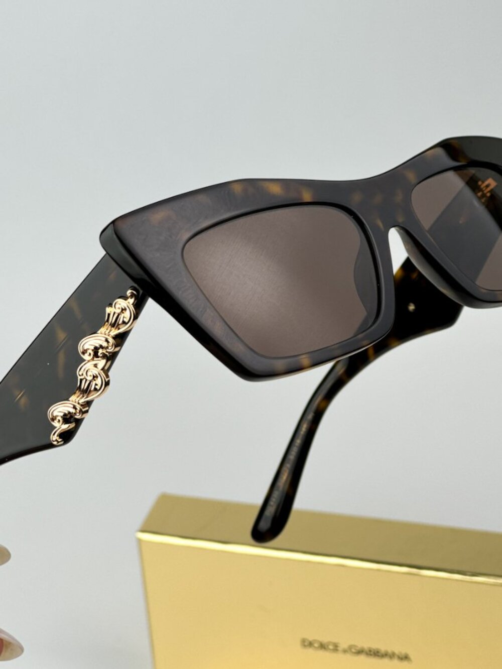 DOLCE&GABBANA DG4435 502/73 HAVANA CAT EYE SUNGLASSES